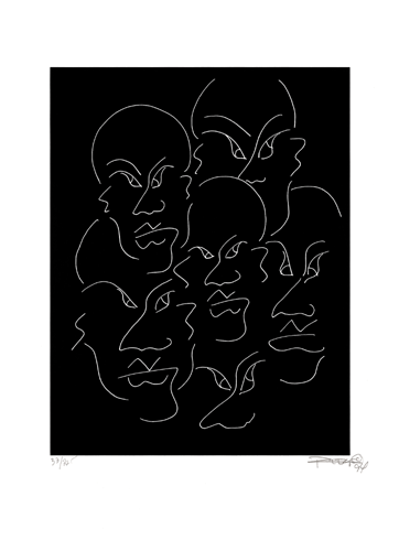 Prejudice by Jeffrey Glenn Reese Wall Art Décor 16 1/2 x 12 Art Print