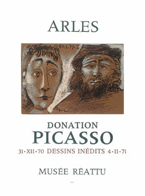 Arles - Donation by Pablo Picasso Wall Art Décor 29 1/8 x 21 3/8 Art Print