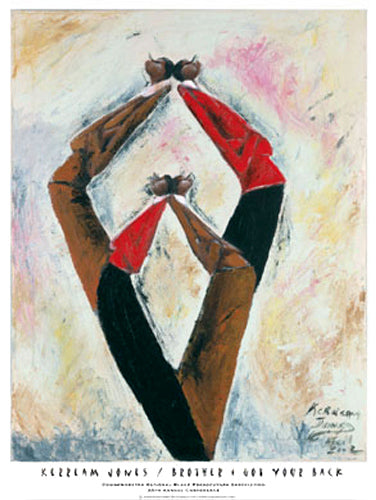 Brother, I Got Your Back by Kerream Jones Wall Art Décor 26 x 19 ½ Art Print