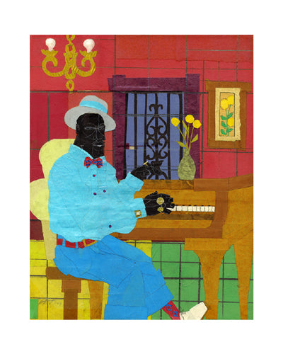 Ballad for Flowers by Willie Torbert Wall Art Décor 25 x 20 Art Print