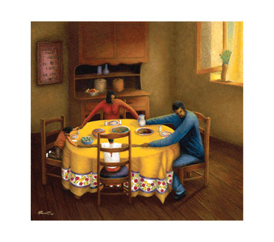Giving Thanks by Answerd Stewart Wall Art Décor 17 x 19 1/4 Art Print