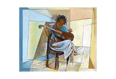 Little Musician II by Nathaniel Barnes Wall Art Décor 13 x 19 Art Print