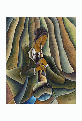 Blues by Nathaniel Barnes Wall Art Décor 19 x 13 Art Print