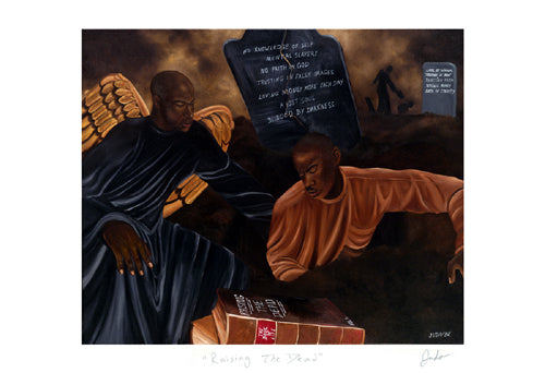 Rasing the Dead by Juda Ward Wall Art Décor 13 x 19 Art Print