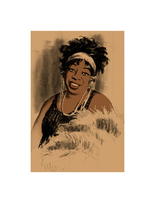 Ma Rainey by Clifford Faust Wall Art Décor 17 x 13 Art Print