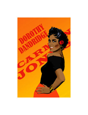 Dorothy Dandridge by Clifford Faust Wall Art Décor 17 x 13 Art Print