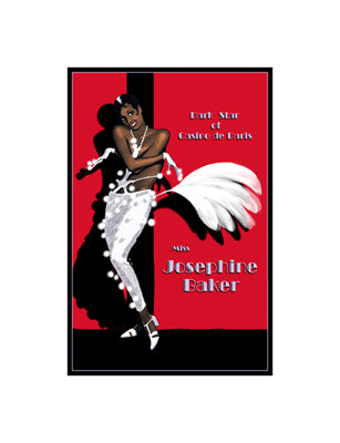 Josephine Baker by Clifford Faust Wall Art Décor 17 x 13 Art Print