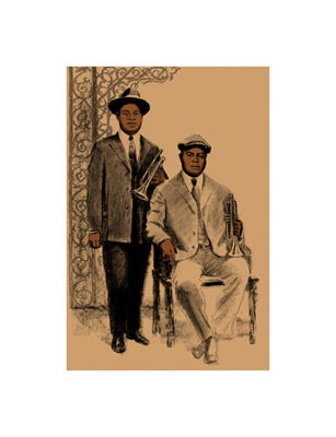 Louis and Joe by Clifford Faust Wall Art Décor 17 x 13 Art Print