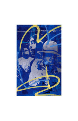 Biggie & Tupac by Bobby Hill Wall Art Décor 17 x 11 Art Print