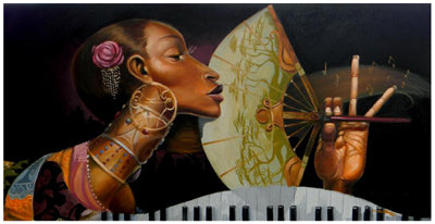 Essence by Frank Morrison Wall Art Décor 18 x 36 Art Print