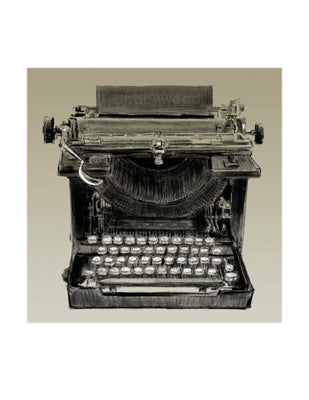 Vintage Typewriter, Underwood by Clifford Faust Wall Art Décor 11 x 8 1/2 Art Print