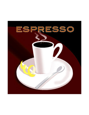 Espresso by Clifford Faust Wall Art Décor 11 x 8 1/2 Art Print