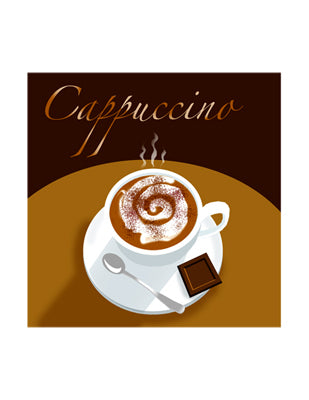 Cappuccino by Clifford Faust Wall Art Décor 11 x 8 1/2 Art Print
