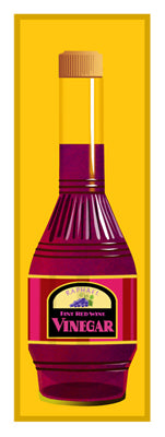 Fine Red Wine Vinegar by Clifford Faust Wall Art Décor 22 1/2 x 8 1/2 Art Print