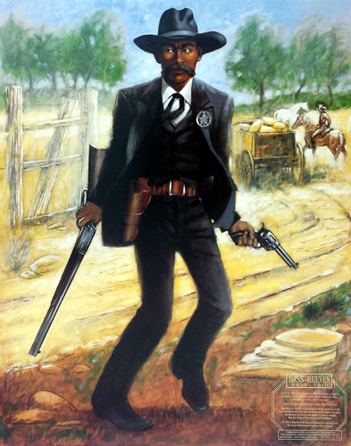 Bass Reeves Marshal by Henry C. Porter Wall Art Décor 29 x 23 Art Print