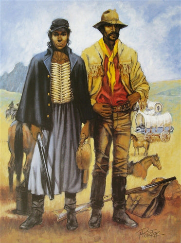 Pioneers West by Henry C. Porter Wall Art Décor 26 x 19 Art Print