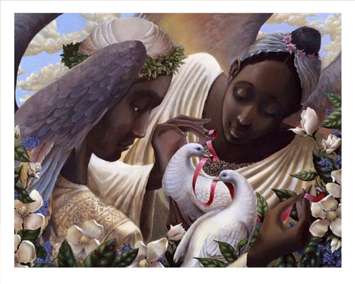 Angels of Love by John Holyfield Wall Art Décor 26 x 32 Art Print