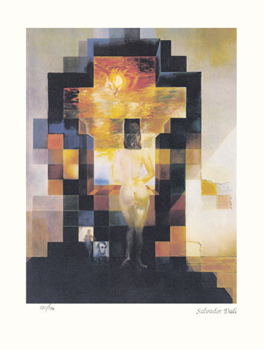 Lincoln in Dalivision by Salvador Dali Wall Art Décor 14 ¼ x 11 Art Print
