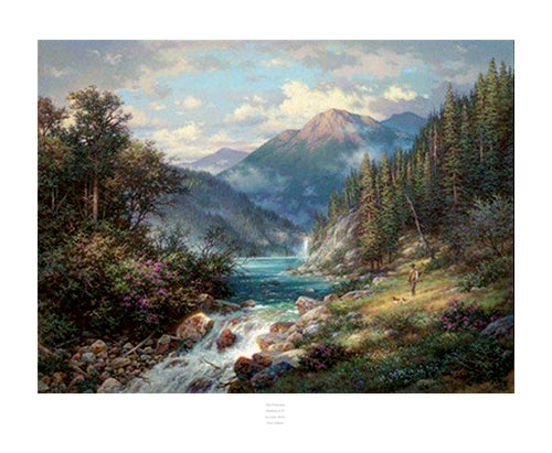 The Fisherman by Larry Dyke Wall Art Décor 23 x 28 Art Print