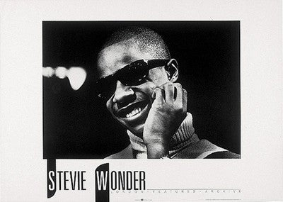 Stevie Wonder by Anon Wall Art Décor 19 3/4 x 27 1/2 Art Print