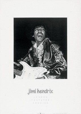 Jimi Hendrix by Anon Wall Art Décor 27 1/2 x 19 3/4 Art Print