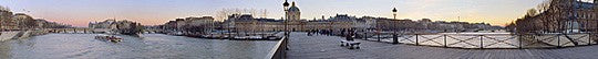 Pont de Arts, Paris by Pierre Hebert Wall Art Décor 5 1/8 x 39 3/4 Art Print