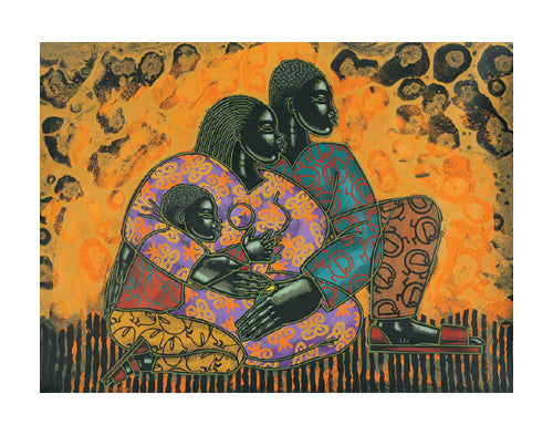 Sankofa Spirit by Larry Poncho Brown Wall Art Décor 22 x 28 Art Print