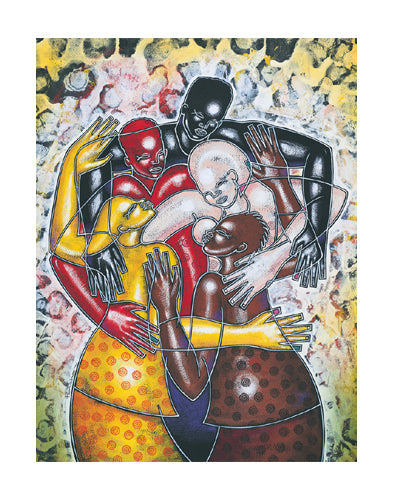 Art of Inclusion by Larry Poncho Brown Wall Art Décor 28 x 22 Art Print