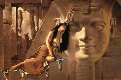 Aida by Maher Morcos Wall Art Décor 14 3/8 x 20 1/4 Art Print