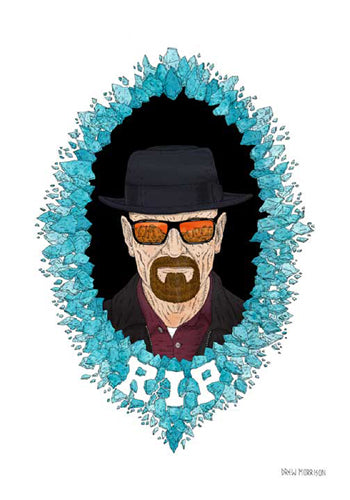 Heisenberg by Drew Morrison Wall Art Décor 20 x 14 Art Print