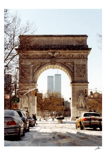 Washington Square Arch Color by Igor Maloratsky Wall Art Décor 19 x 13 Art Print