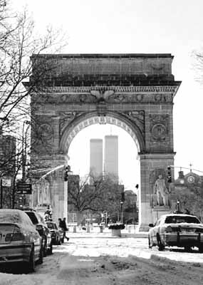 Washington Square Arch b&w by Igor Maloratsky Wall Art Décor 19 x 13 Art Print