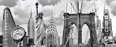 Collage NYC by Igor Maloratsky Wall Art Décor 13 x 19 Art Print