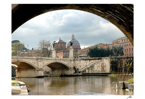 Tibor River at the Vatican by Igor Maloratsky Wall Art Décor 13 x 19 Art Print