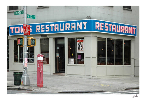 Tom's Restaurant by Igor Maloratsky Wall Art Décor 13 x 19 Art Print