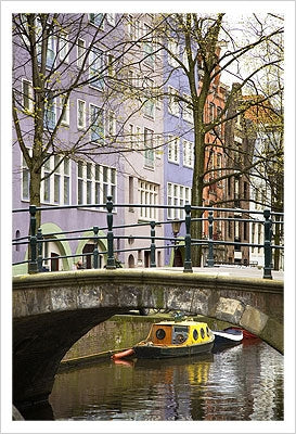 Boat Under the Bridge by Igor Maloratsky Wall Art Décor 19 x 13 Art Print