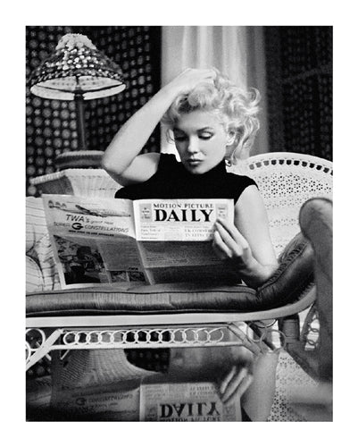 Marilyn Monroe, Motion Picture Daily, NYC, 1955 by Michael Ochs Archive Wall Art Décor 20 x 16 Art Print