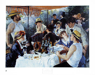 Luncheon of the Boating Party, 1881 by Pierre-Auguste Renoir Wall Art Décor 25 1/2 x 32 Art Print