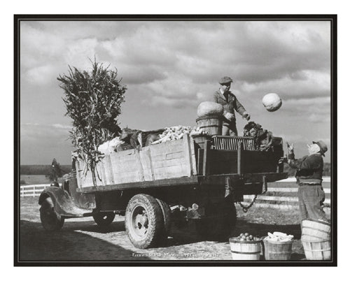 Farmers Market, Montgomery County, Maryland, 1942 by Anon Wall Art Décor 16 x 20 Art Print