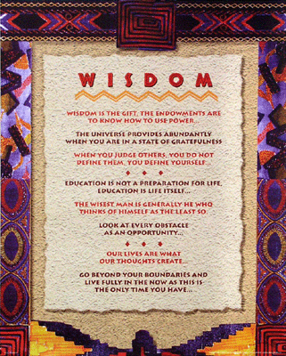 Wisdom by Anon Wall Art Décor 20 x 16 Art Print