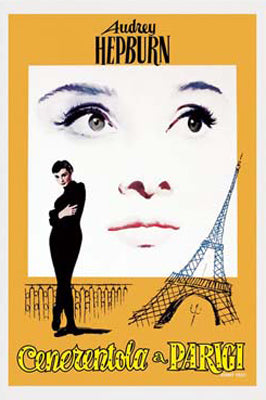Audrey Hepburn Funny Face Italian Movie Poster