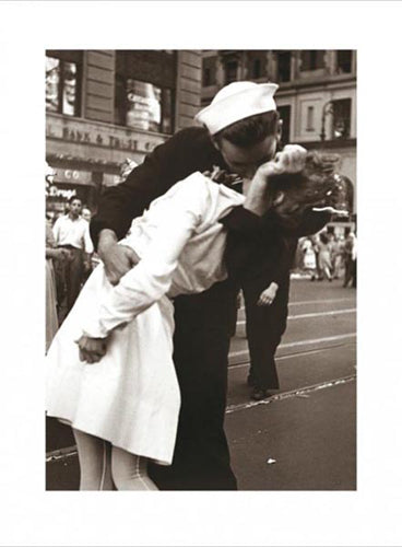 Kissing the War Goodbye by Victor Jorgensen Wall Art Décor 32 x 24 Art Print