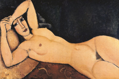 Reclining Nude by Amedeo Modigliani Wall Art Décor 24 x 36 Art Print