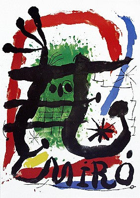 Untitled by Joan Miró Wall Art Décor 34 x 24 Art Print