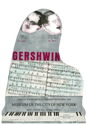 Gershwin Brothers by Larry Rivers Wall Art Décor 37 x 26 Art Print