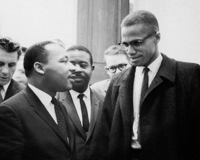 Martin Luther King Jr. & Malcolm X, Washington DC, March 26, 1964 by McMahan Photo Archive Wall Art Décor 8 x 10 Art Print