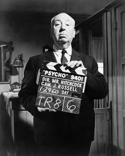 Afred Hitchcock on 'Psycho' Film Set, 1960 by McMahan Photo Archive Wall Art Décor 10 x 8 Art Print