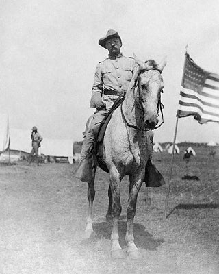 Theodore Roosevelt, Rough Riders, Montauk Point, NY, 1898 by McMahan Photo Archive Wall Art Décor 10 x 8 Art Print