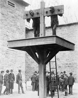 African American Slaves on Whipping Post, Delaware, 1889 by McMahan Photo Archive Wall Art Décor 10 x 8 Art Print