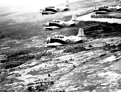 A-1 Skyraider Formation Over South Vietnam, 1965 by McMahan Photo Archive Wall Art Décor 8 x 10 Art Print